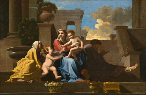Bj그림벽지 유명명화 MK56-014 푸생_Nicolas Poussin 벽화 꾸미기 뮤럴벽지