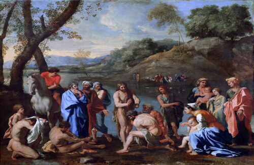 Bj그림벽지 유명명화 MK56-015 푸생_Nicolas Poussin 벽화 꾸미기 뮤럴벽지