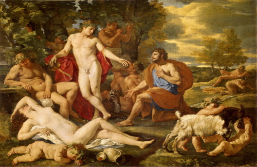 Bj그림벽지 유명명화 MK56-018 푸생_Nicolas Poussin 벽화 꾸미기 뮤럴벽지