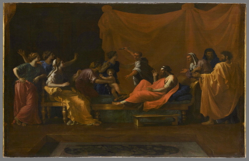 Bj그림벽지 유명명화 MK56-024 푸생_Nicolas Poussin 벽화 꾸미기 뮤럴벽지