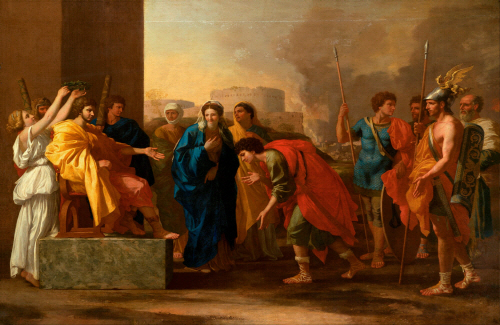 Bj그림벽지 유명명화 MK56-027 푸생_Nicolas Poussin 벽화 꾸미기 뮤럴벽지