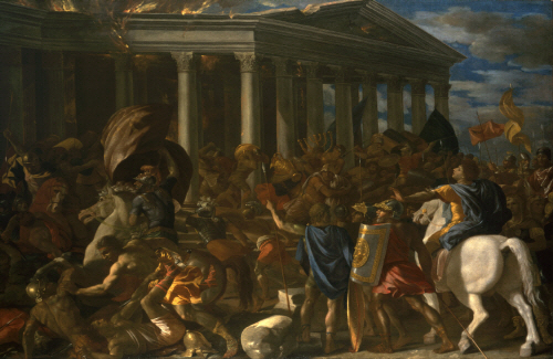 Bj그림벽지 유명명화 MK56-028 푸생_Nicolas Poussin 벽화 꾸미기 뮤럴벽지