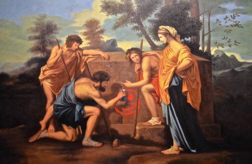 Bj그림벽지 유명명화 MK56-033 푸생_Nicolas Poussin 벽화 꾸미기 뮤럴벽지
