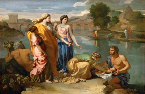 Bj그림벽지 유명명화 MK56-034 푸생_Nicolas Poussin 벽화 꾸미기 뮤럴벽지