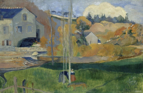 Bj그림벽지 유명명화 KM66-157 고갱 벽화 꾸미기 뮤럴벽지