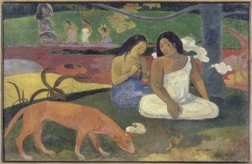 Bj그림벽지 유명명화 KM66-161 고갱 벽화 꾸미기 뮤럴벽지