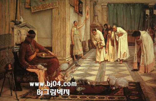 Bj그림벽지 유명명화 MK78-031 워터하우스 벽화 꾸미기 뮤럴벽지