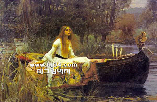 Bj그림벽지 유명명화 MK78-040 워터하우스 벽화 꾸미기 뮤럴벽지