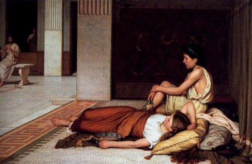 Bj그림벽지 유명명화 MK78-105 워터하우스 벽화 꾸미기 뮤럴벽지