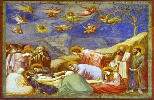 Bj그림벽지 유명명화 MK86-014 지오토 벽화 꾸미기 뮤럴벽지